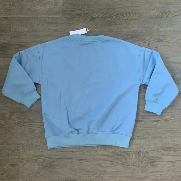 Gilli Not That Athletic Club Embroidered Sweatshirt - Size‎ M - Blue - NWT - Picture 6 of 11